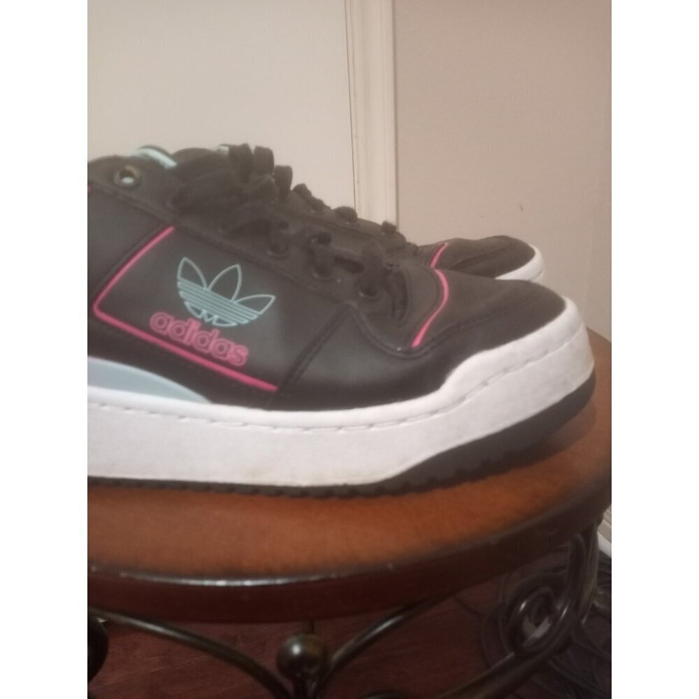 Adidas Forum Bold Black Womens GY4667 Tennis Shoes Sneakers Sz 10 - Picture 7 of 16